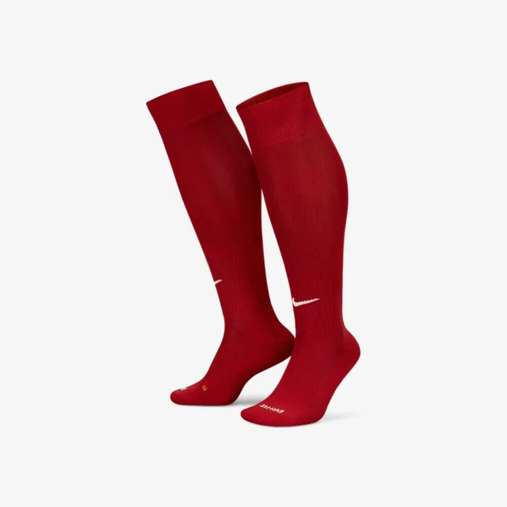 Nike Academy SX4120-601 Football Socks Mens 8-12 Varsity Red Over-The-Calf JAX76